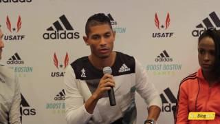 Wayde van Niekerk @ adidas BOOST Boston Games Press Conference