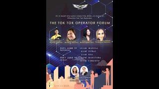 The TokTok Forum By XX Eagles. June 18-19,2021. Hosted by Jacq Belizario And Aiza Dela Rosa