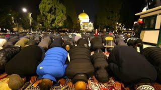 JERUSALEM  Al AQSA Mosque 9th Dec Fajar Prayer ||نفل صلاة الفجر فی المسجد الاقصی المبارک