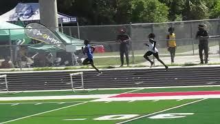 Marc-Anthony Stiff (freshman) of Armwood High School 400m Districts