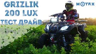 Подростковый квадроцикл MOTAX ATV Grizlik 200 LUX - Тест Драйв и Обзор