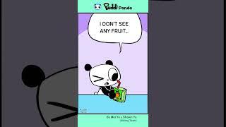 The DARK SECRET of Fruit Juice...  | Puddi Panda #puddipanda #comicshorts #meiyu