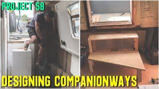 455. Working out COMPANIONWAYS (steps) into a NARROWBOAT