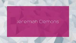 Jeremiah Clemons - appearance