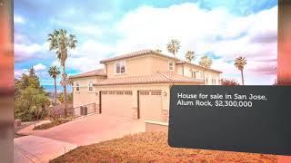 House for sale in San Jose, Alum Rock, $2,300,000