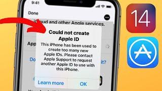 Fixed This iPhone Has Been Used To Create Many Apple iDs ( Could Not Create Apple iD Fix (iOS 14/15)