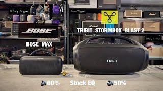 Bose Soundlink Max vs Tribit StormBox Blast 2