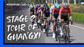 PERFECT SPRINT!  | Tour Of Guangxi Stage 2 Conclusion | Highlights | Eurosport