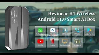 Heyincar H1 Wireless Android 11 0 Smart AI Box