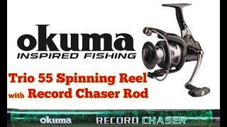 Okuma Fishing Tackle USA Okuma - Record Chaser Rod - Okuma Trio 55 Spinning Reel