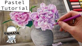 How to Paint Flowers With Soft Pastels | Narrated Tutorial