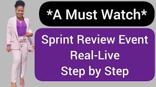 Real Live Sprint Review / Scrum Master Interview Questions & Answers | How to do a Sprint Review