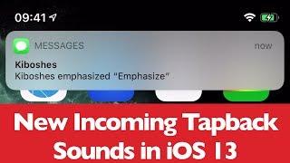 New iOS 13 Notification Sounds for Tapbacks in iMessage [Demo]