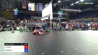 2018 USMC-USAW Cadet & Junior GR Nationals/Cadet 170 Consi Of 32 #1 - Logan Krulik (OH) Vs. Brayde