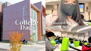 college days: centennial orientation, job applications & mini school tour