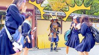 #74 SAMURAI Mannequin Prank in Kyoto Japan | Japanese shogun prank for traveler at Kiyomizu Temple