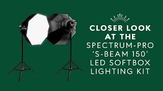 Best Softbox Lighting for Pro Studio Photography | Spectrum-PRO 'S-Beam 150' Softbox Lighting Kit