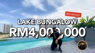 RM4,000,000 BUNGALOW + Private Swimming Pool !! LakeFront Villa @ Cyberjaya - 7,690sf + 4 Storey !