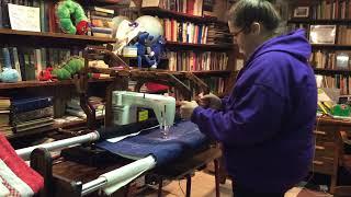 Long arm quilting