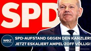 OLAF SCHOLZ: SPD-Aufstand gegen den Kanzler! Jetzt eskaliert der Zoff in der Ampel völlig!