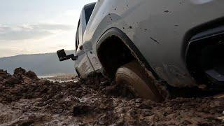 The Suction Was Strong! #stuckinthemud #recovery #chevy #stuck #mud #lake #offroadrecovery