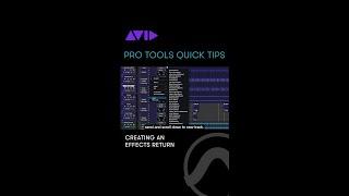 Learn to create an effects send and return in Pro Tools for reverb and delay effects