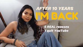 10 Years Off YouTube: The 5 Reasons Why I Left and Why I'm Back