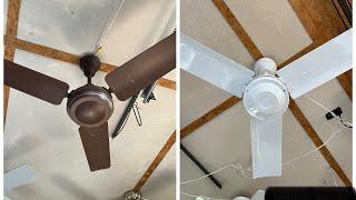 Vintage vs. “Modern” Industrial Ceiling Fan