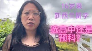 16岁来新西兰留学，选高中还是预科？