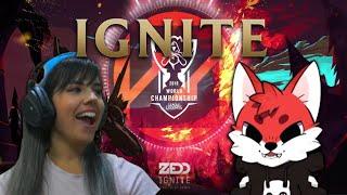 IGNITE (ft. Zedd) | Worlds 2016 - League of Legends // DIFFERENT ANIMATION STYLE (REACTION)