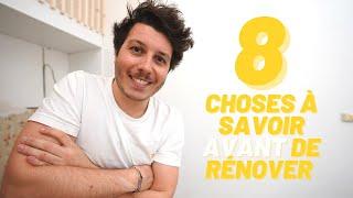 8 choses à savoir avant de rénover