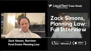 Zack Simons, Barrister, Planning Law