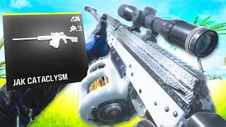 the NEW 2 SHOT "JAK CATACLYSM" LMG SNIPER KIT on Warzone Rebirth Island