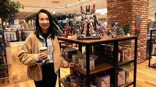 GUNDAM CAFE in a High-End Department Store!? | Gunpla in Korea