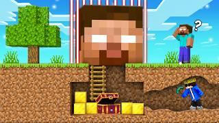 I Stole Herobrine's Secret Treasure In Minecraft..