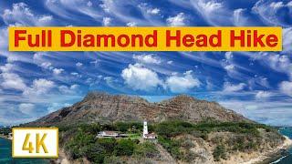 Hiking Diamond Head | How hard is the hike? See for yourself. Full Trail in 4K + Hiking Tips