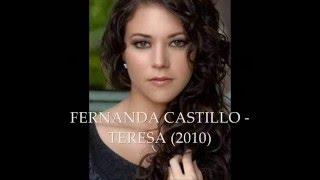 COMPARACIONES DE ELENCO PRINCIPAL DE TERESA (1959, 1967, 1989 Y 2010)