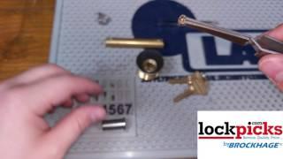 BROCKHAGE TZ-2 Reverse Action Pin Tweezer