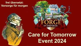 FoETipps: Care For Tomorrow Event 2024 in Forge of Empires (deutsch)