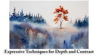 Loose and Playful Watercolour: Wet-on-Wet Magic and Rich Granulation Effects for Depth and Contrast