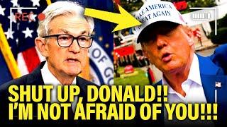 Fed Chair SMACKS DOWN Trump at LIVE PRESSER