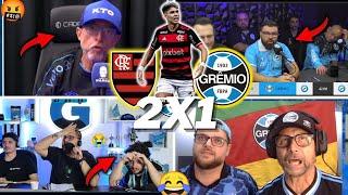 REAÇÕES GRÊMISTAS E TRISTEZA TOTAL- FLAMENGO 2X1 GRÊMIO- BRASILEIRÃO 2024- VAMOS RIR KKKK