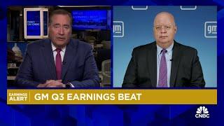 GM CFO Paul Jacobson on Q3 earnings beat, China market and EV production