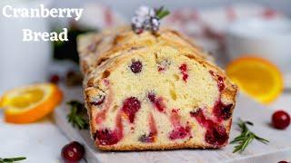 Best Cranberry Bread with Orange Glaze!