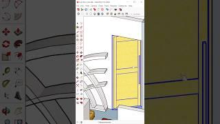 Make Dynamic Components In 30 Seconds #shorts #sketchup #sketchuptutorial #designgorhythm