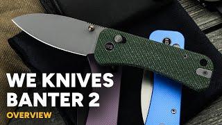 WE Banter 2 - S35VN Crossbar Lock Pocket Knife - Overview