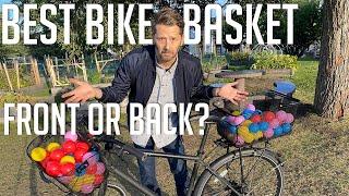 What's best: A front or back basket on your bike?