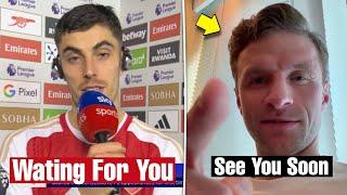 Kai Havertz Response To Muller Message For Arsenal Bayern Munich Champions League Draw