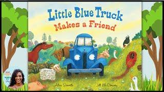  Little Blue Truck Makes A Friend - New Back to School Read Aloud Story for Kids