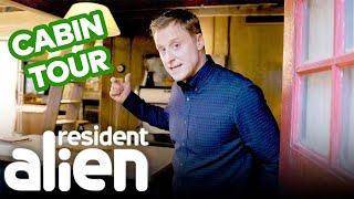 Cabin Tour with Alan Tudyk | Resident Alien | SYFY